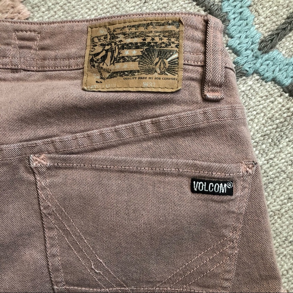 VOLCOM unisex sz 32 pink denim